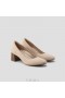 Chaussures hautes à talon bloc VIVAIA Almond Cap (Tamia Block Heel) Almond