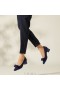  VIVAIA Petits talons carrés à talon épais avec breloque amovible (Titli Pro) Talons hauts Bleu marine