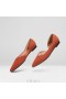  Chaussures plates à rayures avec bout pointu VIVAIA Orange