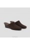  Mules compensées à bout carré VIVAIA (Mules compensées Margot) Mules Chocolat Noir