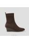  Bottes imperméables VIVAIA Square-Cap (Margot Wedge Bootie) Bottes Chocolat Noir
