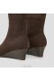  Bottes imperméables VIVAIA Square-Cap (Margot Wedge Bootie) Bottes Chocolat Noir