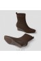  Bottes imperméables VIVAIA Square-Cap (Margot Wedge Bootie) Bottes Chocolat Noir