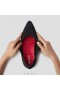 Chaussures de course VIVAIA Ballerines pointues (Aria Walker) Chaussures plates Noir Rouge