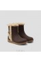  Bottes en fausse fourrure hydrofuges à bout rond VIVAIA (Courtney) Bottes Chocolat noir