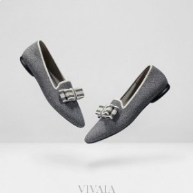 Mocassins à bout rond VIVAIA Chaussures basses Gris
