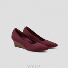  Chaussures compensées à bout pointu VIVAIA (Aria Wedge Pro) hautes rouges