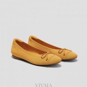  VIVAIA Almond Cap Bow Flats (Tiana) Chaussures plates Jaune