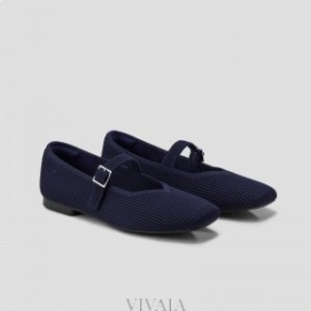  Chaussures plates VIVAIA Square Cap Mary-Jane (Margot Mary-Jane) bleu marine