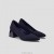 Chaussures hautes à talons pointus VIVAIA (talon bloc Aria) bleu marine