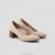 Chaussures hautes à talon bloc VIVAIA Almond Cap (Tamia Block Heel) Almond