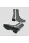  VIVAIA Stiefel mit quadratischer Zehenpartie und wasserabweisendem Absatz (Rafaella) Stiefel Grau Silber