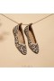  VIVAIA Laufschuhe Almond Cap Flats (Tamia Walker) Flache Schuhe Dark Leopard