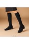  VIVAIA Square-Cap wasserabweisende Kniestiefel aus Wolle (Tara Pro) Stiefel Schwarz