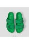 VIVAIA Dual Adjustable Buckle Slides (Nikki) Sandalen Grün