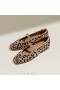  VIVAIA Square Cap Mary-Jane (Margot Mary-Jane) Flache Schuhe Dunkelleopard