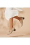  VIVAIA Mary-Jane-Pumps mit quadratischer Spitze (Melody Pro Mary-Jane) High Heels Nude Peach