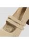  VIVAIA Mary-Jane-Pumps mit quadratischer Spitze (Melody Pro Mary-Jane) High Heels Nude Peach