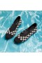 VIVAIA Laufschuhe Square Cap V-Cut Flats (Margot Walker) Flache Schuhe Checker