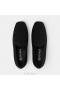  VIVAIA Flauschige Loafer mit quadratischer Kappe Schwarz