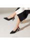 VIVAIA Slingback-Sandalen mit spitzer Kappe (Addison) Sandalen Schwarz
