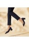VIVAIA Spitzkappe Blockabsatz (Aria Block Heel) Hohe Schuhe Navy