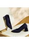 VIVAIA Spitzkappe Blockabsatz (Aria Block Heel) Hohe Schuhe Navy