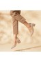 VIVAIA Spitzkappe Blockabsatz (Aria Block Heel) Hohe Schuhe Mandel