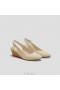 VIVAIA Mandelkappe Slingback-Keilsandalen (Tamia Slingback Wedge Pro) Sandalen Elfenbein Häkeln