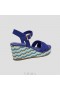  VIVAIA Sandalen mit runder Spitze und Keilabsatz (Sally Pro) Sandalen Lapis