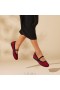  VIVAIA Laufschuhe, runde Zehenpartie, Flats (Claire Walker Mary-Jane), flache Schuhe, Rot