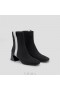  VIVAIA Stiefel mit quadratischer Zehenpartie und wasserabweisendem Absatz (Rafaella) Stiefel Schwarz Silber
