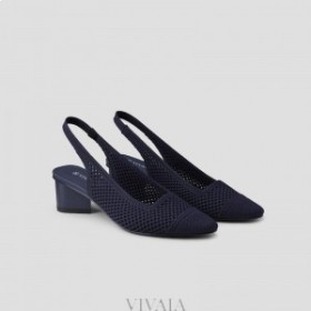  VIVAIA Slingback-Sandalen mit spitzer Spitze (Leah) Sandalen Navy