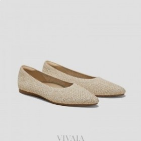  VIVAIA Zipfelmütze Ballerinas (Aria 5° Hanf) Flatschuhe Sand gewebt