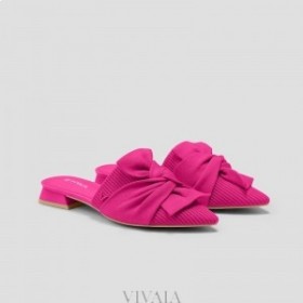  VIVAIA Sandalen mit spitzer Spitze und Knoten (Yaffa) Sandalen Pitaya