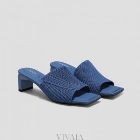  VIVAIA Square-Cap Block Heel Sandalen (Jade Pro) Sandalen Blau