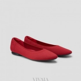  VIVAIA Almond Cap Ballerinas (Tamia 2.0) Flache Schuhe Rot