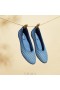 VIVAIA Almond Cap Ballet Flats (Tamia 2.0) Flat παπούτσια τζιν υφασμένα