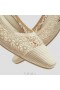 Ψηλά παπούτσια VIVAIA Small Square-Toe Mesh Heels (Maelyn) Λευκά