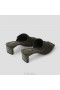  Σανδάλια VIVAIA Square-Cap Block Heel Sandals (Jade Pro) Σανδάλια Σκούρο Λαδί