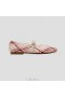 VIVAIA Square Cap Mary-Jane (Margot Mary-Jane) Flat Shoes Red
