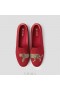  VIVAIA Στρογγυλά Κεντημένα Loafers (Audrey) Κόκκινο