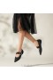  VIVAIA Μυτερά παπούτσια Mary-Jane Flats (Maria) Flat παπούτσια Μαύρα