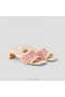  Σανδάλια VIVAIA Square-Toe Block Heel Slides (Juliet) Ροζ