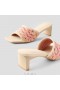  Σανδάλια VIVAIA Square-Toe Block Heel Slides (Juliet) Ροζ