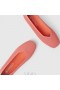  VIVAIA Τετράγωνο Καπάκι V-Cut Flat Flat παπούτσια Coral Orange
