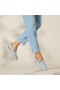 VIVAIA Square-Cap Loafers (Samantha) Low Shoes Stripes