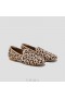  VIVAIA Square Cap Loafers (Samantha) Low Shoes Dark Leopard