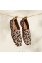  VIVAIA Square Cap Loafers (Samantha) Low Shoes Dark Leopard