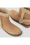  VIVAIA Στρογγυλά Αδιάβροχα Μπότες από Faux Fur (Courtney) Μπότες Camel